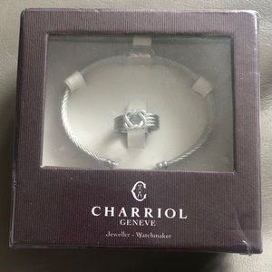 Charriol Silver Heart Ring and Bracelet Set